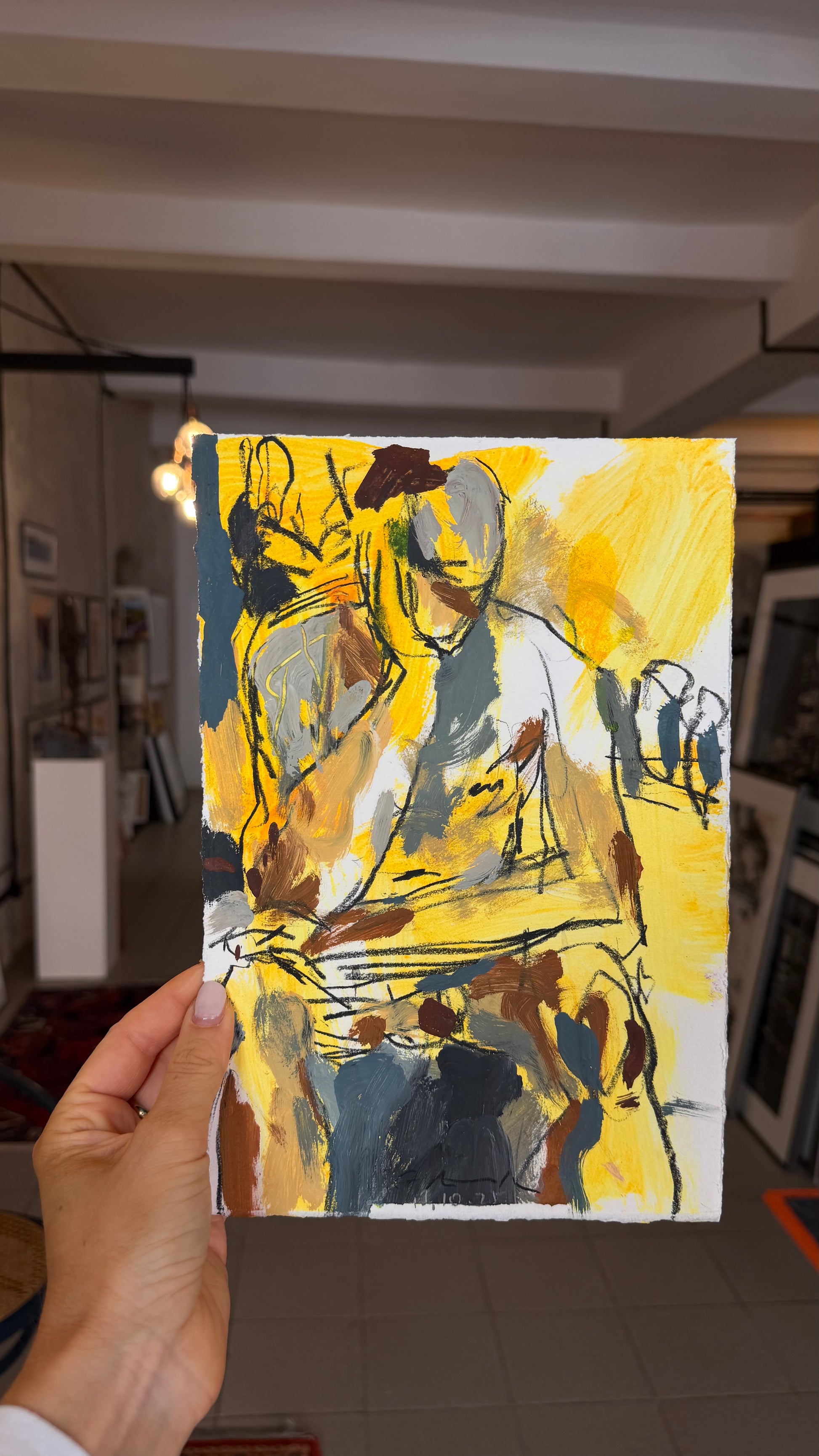 Figure Study No. 02 — Original Artwork by Alfonso Mannella