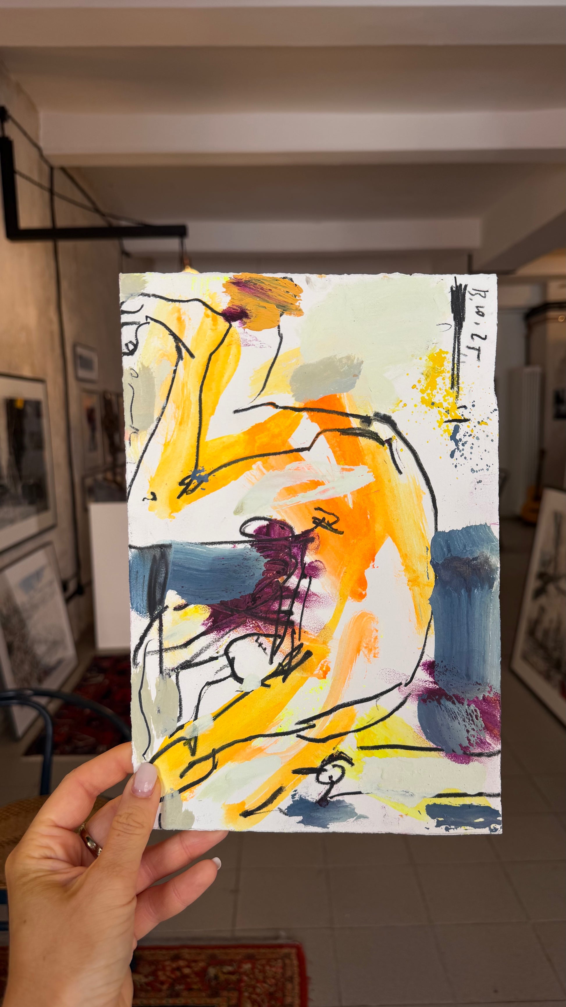 Figure Study No. 04 — Original Artwork by Alfonso Mannella
